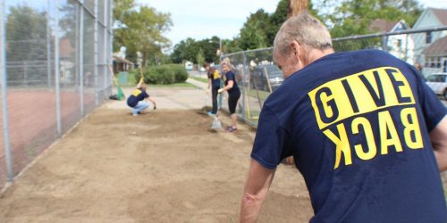 community-service-day-ted-rasberry-baseball-field-clean-up